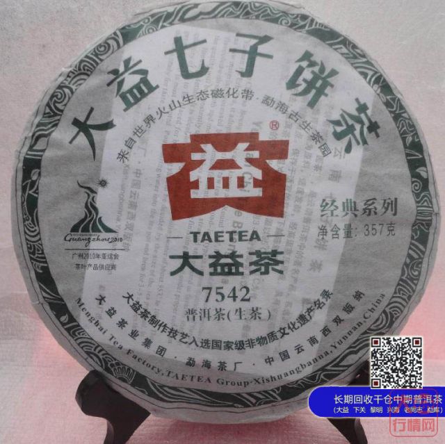 普洱茶投资分析：新版大益7542VS经典7542