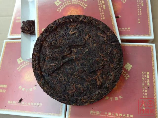 细说大益2008年红韵圆茶
