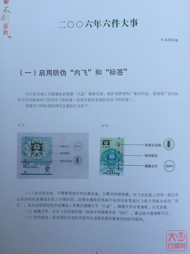 大益2006年601经典66沱