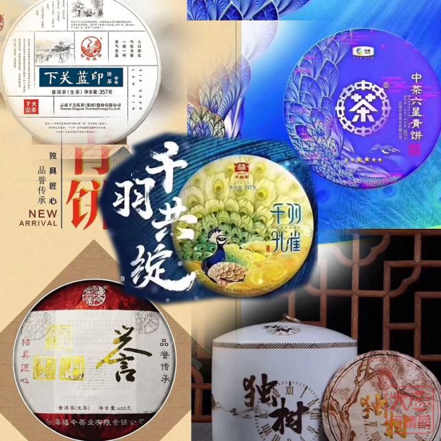 大益出千羽，中茶上六星孔雀，下关有蓝印，普洱茶投资市场再临大洗牌，谁会笑到最后？