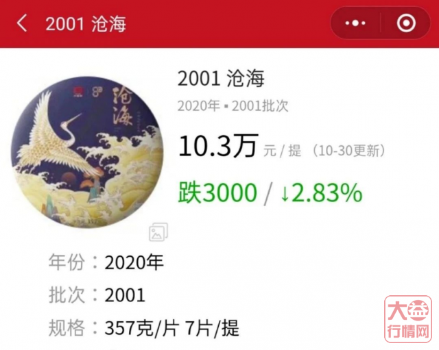 深不可测的2001沧海,扑朔迷离的行情,你将如何抉择?
