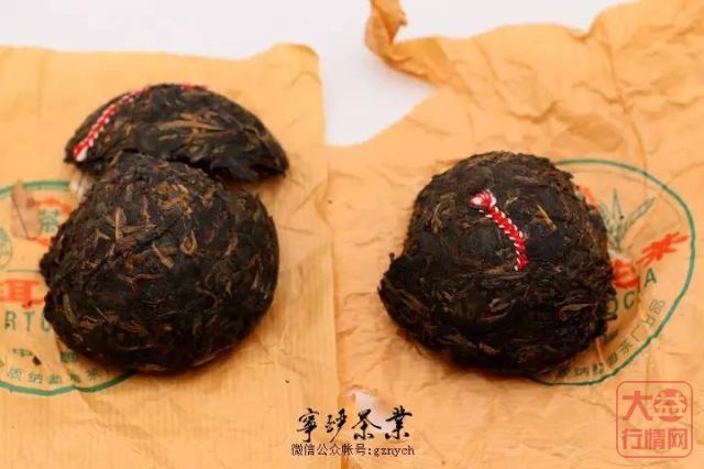 大益行情网：大益中期茶系列-2000年八中红丝带沱