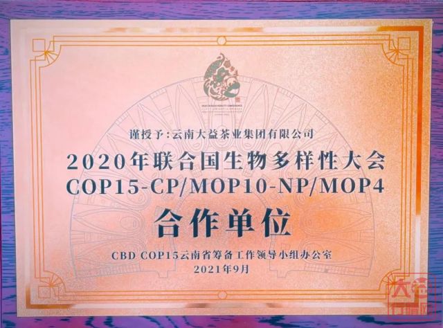 央广网 | 大益益原素成为COP15指定产品，微生物多样性赋能茶科技