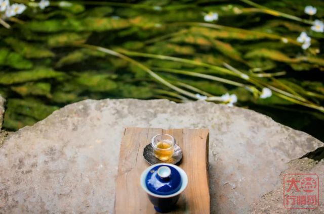 一饮而尽--为解渴，用心品茶--见功夫