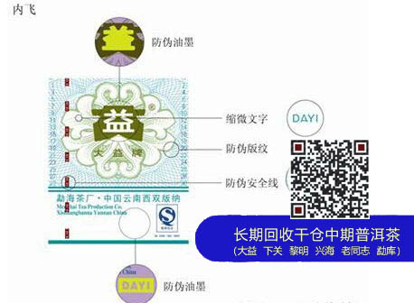 【图阅】大益最新防伪标签大全