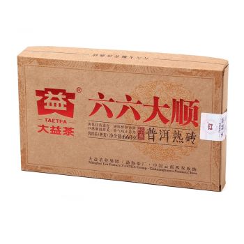 1601 六六大顺熟砖普洱茶价格￥3250.00